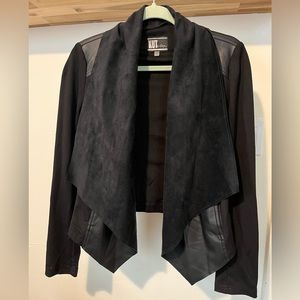 Kut From The Kloth black mixed material jacket! Faux suede/leather! Size S